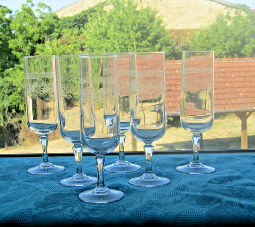 Flutes champagne en - 6, a