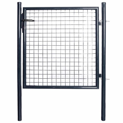 Portail jardin grillagé en - de,