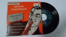 Disque vinyle EP 45T 7" de Benny Goodman - St Louis Blues - Classics in Jazz