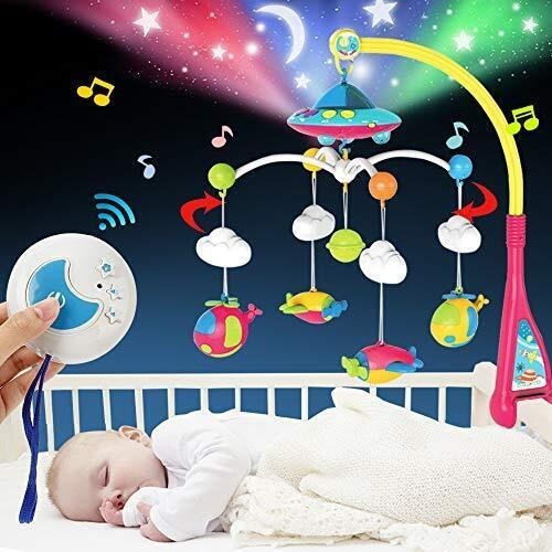 Baby mobile crib music light - mobile,