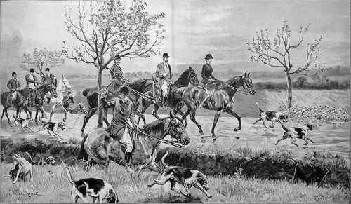 Retour chasse à - retour, courre
