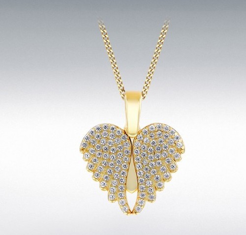 Pendentif cœur filigrane - pendentif,