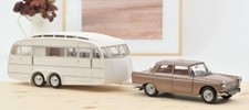 PEUGEOT 404 with Henon Caravan