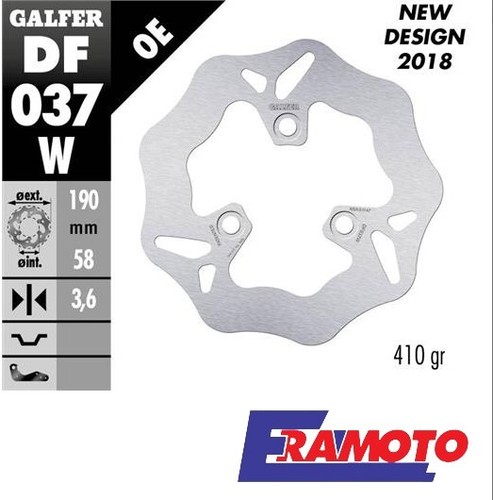 Galfer disque frein wave - galfer,