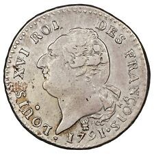 France - Louis XVI - 15 sols 1791 I Limoges 2d semestre - argent - Dy.1721 G.36