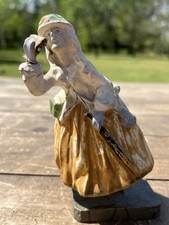 Statuette Trembleuse Faience