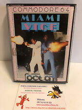 Jeu Vidéo Retro Miami Vice Commodore 64 C64/128 Cassette Non testé CIB 1986