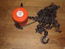 Palan à chaine maxi 1 tonne x 3 mètres ( avec manuel d instruction )