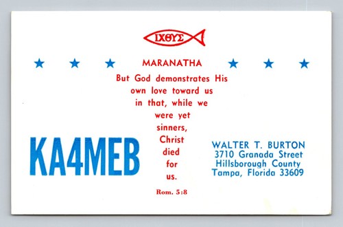 Ham radio qsl qso ka4meb - radio,
