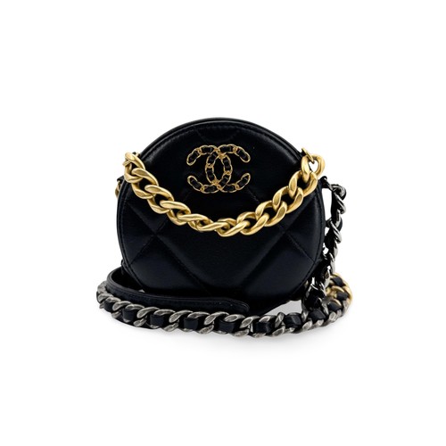 Chanel pochette ronde avec - 19,