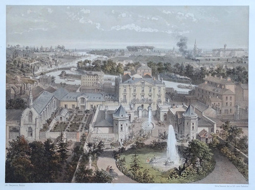 Nantes lithographie originale - lithographie,