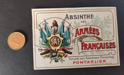 Ancienne rare étiquette - ancienne,