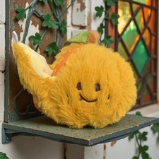 Porte-clés En Peluche Orange