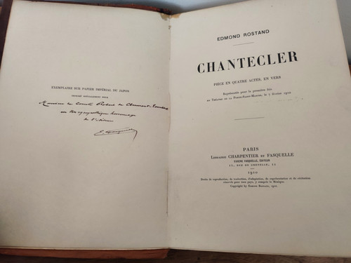 Rostand edmond 1910 edition - rostand,