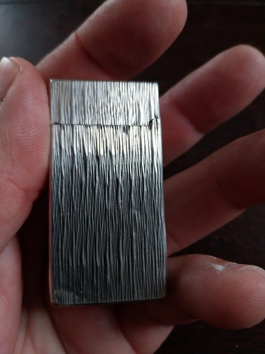 Briquet argent vintage marque - briquet,