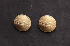 Lot de 2 boutons dorés