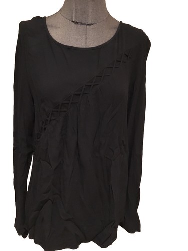 Très belle blouse noire - très,