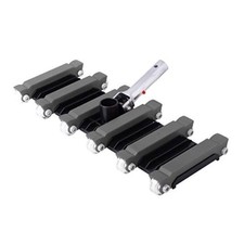 Balai aspirateur, 12 Roues,forme rectangulaire,  couleur noir, pour Piscine béto