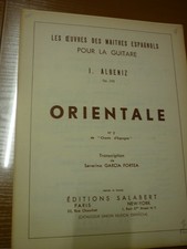 partitions guitare Albeniz