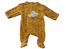 J334 Vêtement d'occasion Bébé Fille PYJAMA velouté fantaisie KIABI 1 mois