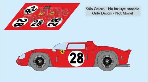 Autocollants ferrari 246sp - autocollants,