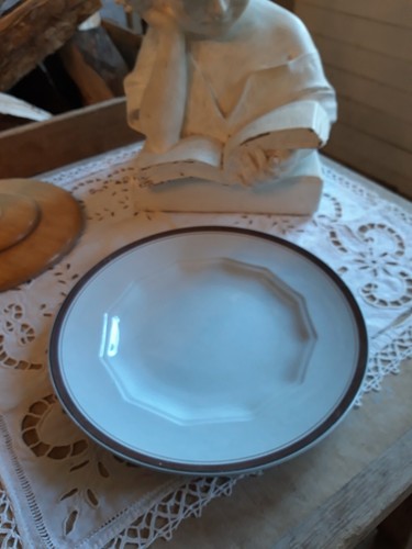 Ancienne assiette tampon - , en