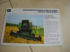 JOHN DEERE MOISSONNEUSE BATTEUSE 1169 FLANC DE COTEAU