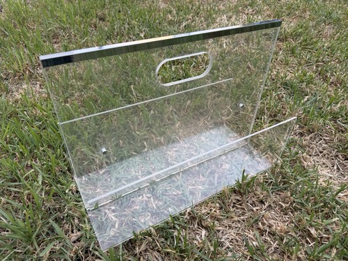 Porte revues vintage - vintage, plexiglas