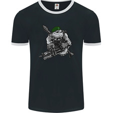 T-Shirt Ringer Royal Marine