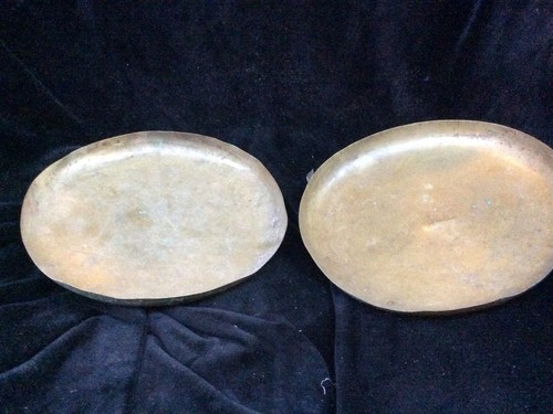 Lot deux anciens plateaux - lot, de