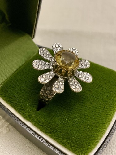 Belle citrine ancienne bague - ancienne,