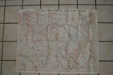 Carte ancienne Taride routière pour cyclistes Envions Paris Sud-Est (70 x 90)