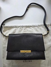 Sac Céline Blade python noir