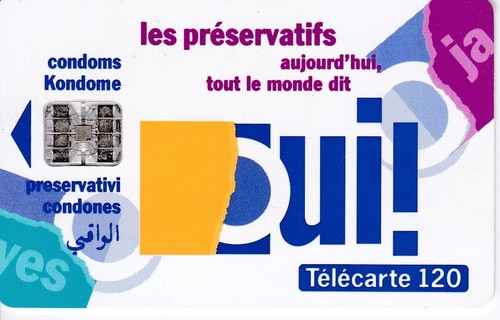 Telecarte 120 unités sida - 120,