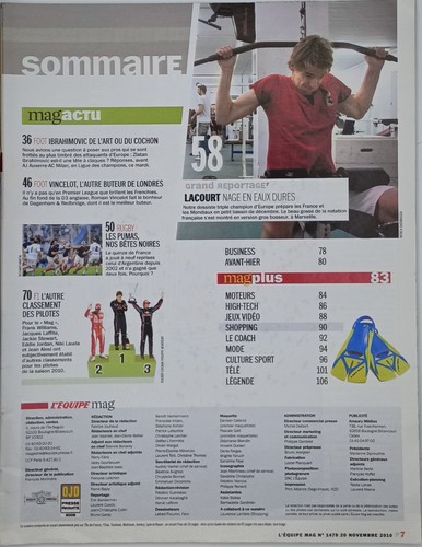 Magazine natation 1479 du - magazine,