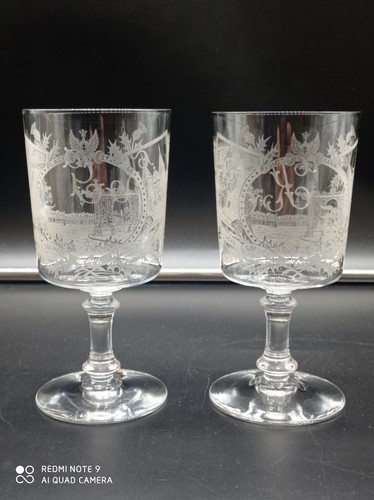 Anciens verres eau en - 2,