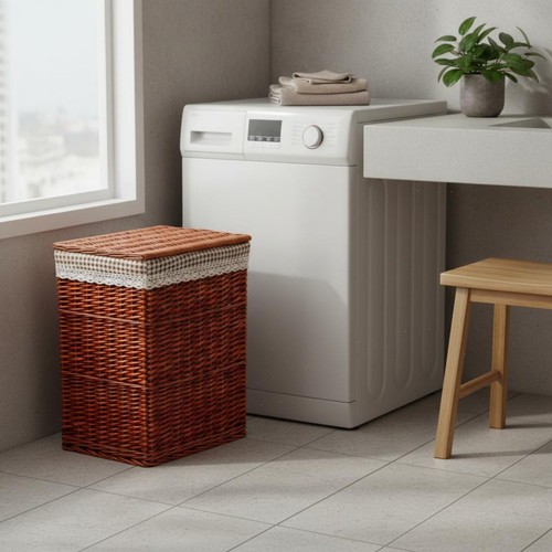 Malle linge tressée grande - linge,