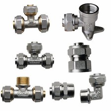 Schraubfittings pour Tuyau Composite en Aluminium Pex Essayage