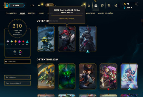 Compte league legends lvl - of,