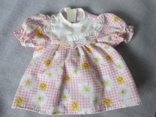 Vêtement de poupée : Robe vintage pour poupée 25 cm compatible corolle ou autre