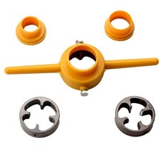  1 jeu d'outils de filetage en PVC, filetage de tuyau, outil de plomberie