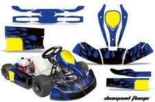 Autocollants Graphiques De Karting Pour JR CRG Cadet Bambino DFLAMES K U