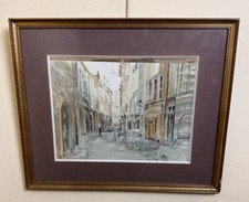 Allain renoux artiste lyonnais: jolie aquarelle