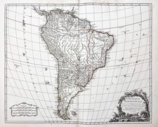 Carte D'Amérique Du Brésil