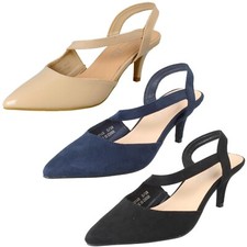 Chaussures D'Été À Talons Bas À Lanières Pointues Spot On Pour Femmes - F9R0145