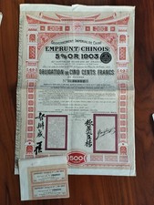 Emprunt Chinois  5% OR