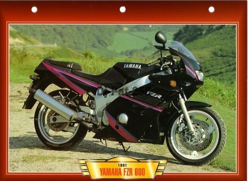 Fiche moto yamaha fzr 600 - fiche,