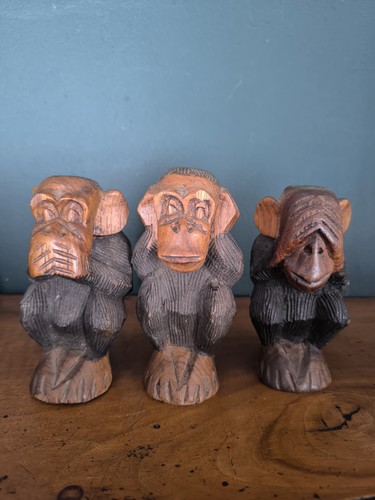 Ancienne statue singes - ancienne,