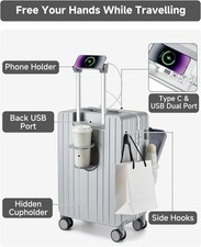 Valise Aluminium Cabine Multifonction – Élégance, Sécurité & Innovation