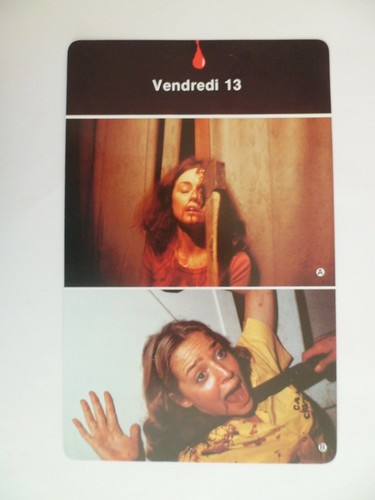Carte fiche cinema epouvante - carte,